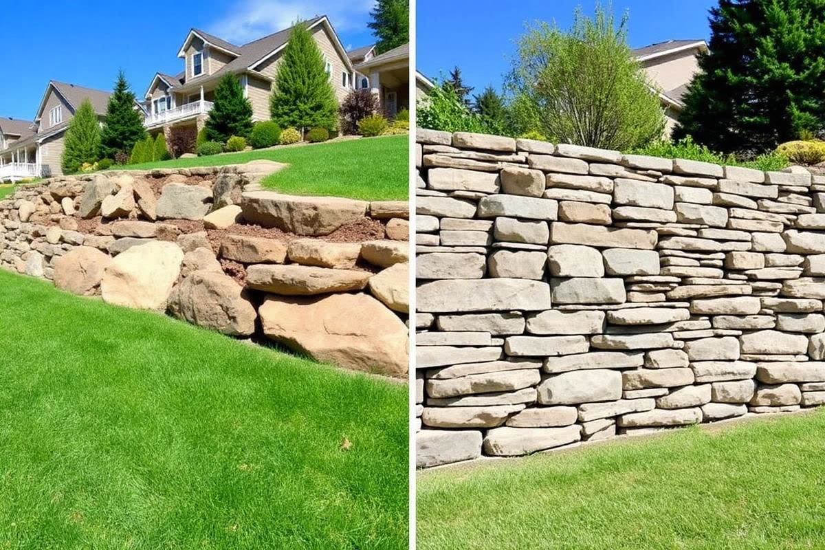 Boulder Retaining Walls vs. Stacked Stone Walls: Which One Fits Your Yard article illustration