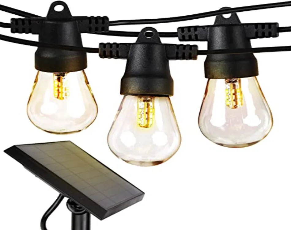 Brightech Soft White LED Solar-Powered String Lights