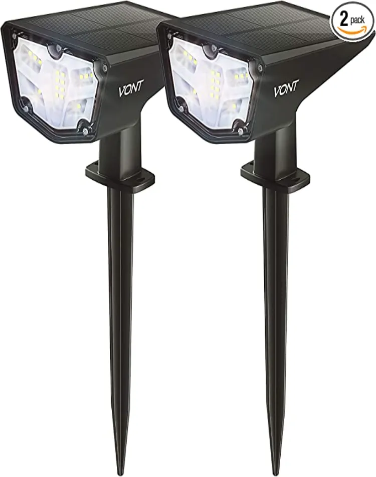 Vont LED Outdoor Solar Spotlights